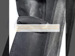 Bahan Jeans Denim Super Lembut Stretch Dual-core Right Twill Black Denim Fabric 10 oz JSD3078A Kain Pakaian Jeans