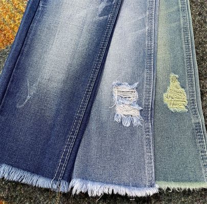 Beli TWILL Style Kapas Polyester GARK INDIGO Kain Denim Putih 60% Kapas JSD3077 Untuk Jeans online manufacture