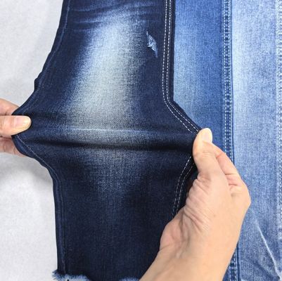 Beli Rentang Lemah Gaya TWILL Katun Poliester BIRU GERAM Kain Denim JSD3245 9.4OZ untuk jeans mode online manufacture