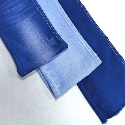Beli 148-150cm Summer Sky Blue Satin Stretch Denim Kain Katun 70% Polyester 28% Spandex 2% online manufacture