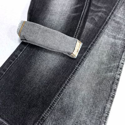 Beli Heavy Weight Black Warp Slub Cotton Denim Fabric Untuk Jeans Wanita Atau Pria online manufacture