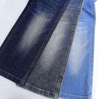 Beli 99% Katun 1% Spandex Katun Spandex Kain Denim Biru Gelap 8,6oz Proof Shrinkage online manufacture