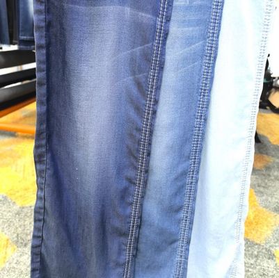 Beli 100% Lyocell Soft Indigo Lightweight Denim Fabric untuk Pakaian online manufacture