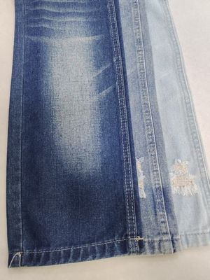Beli Kain Denim Indigo Gelap Katun Poliester Rayon dengan Konstruksi 10x10 JSD3086 9.6oz online manufacture