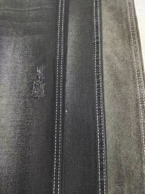 Beli Rayon poliester katun hitam/hitam Kain denim dengan 10x10 Konstruksi JSD3086A 9.6oz online manufacture