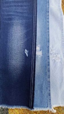 Beli Tenun Denim Stretch Kain Katun Polyester Viscose Kain Denim 10*7 JSD3074 online manufacture