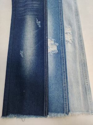 Beli Kain Denim Poliester Katun Berat Super-lembut dengan Konstruksi 10*7 JSD3116 11.1oz online manufacture