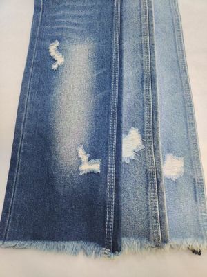 Beli Super-lembut 12.8oz INDIGO GARAM 70% katun Kain Denim Dengan 180cm lebar penuh Untuk jins online manufacture