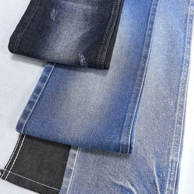 Beli 98% kapas 2% kain spandeks denim untuk pembuatan kaos dalam jumlah besar online manufacture