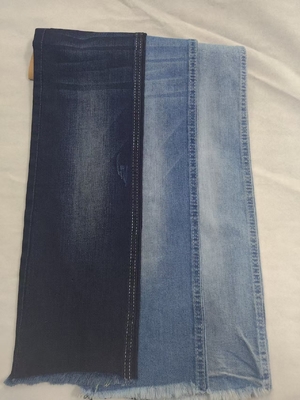 Beli Kain Denim 8.8oz Katun Poliester Spandex Kain Denim 110+10*16/55 JSD3302 online manufacture