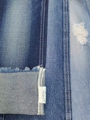Beli 73% Katun INDIGO GELAP Kain Denim Non-Stretch  GAYA TWILL 10.9oz Untuk Jeans Wanita online manufacture