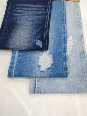 Beli Super-lembut 80% kapas INDIGO gelap denim kain Twill tenun 11.5oz untuk pacar jins online manufacture