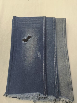 Beli 65%Kotton 12.2oz Cotton Rayon Dark Indigo 180cm Kain Denim 10x7 JSD3076B-B online manufacture