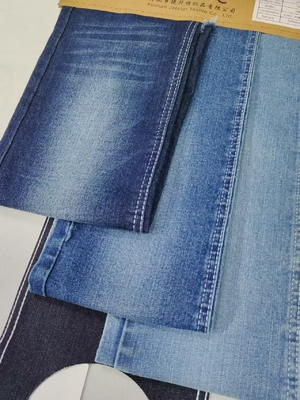 Beli Gaya TWILL Super stretch polyester rayon 56% katun Kain Denim JSD3389-2 untuk pakaian kasual celana jeans tas celana online manufacture