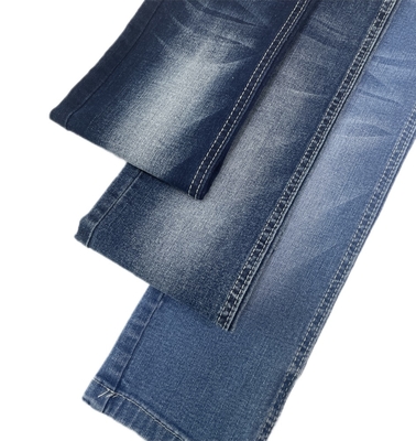 Beli Kain denim poliester rayon regang Benang Bambu Vertikal 65% katun JSD3056 untuk Pakaian Kasual jeans online manufacture