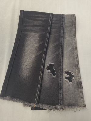 Beli 75.2% Katun Tanpa elastis Katun Poliester Rayon HITAM/HITAM 178-180cm Kain denim 10*7 JSD3135A online manufacture