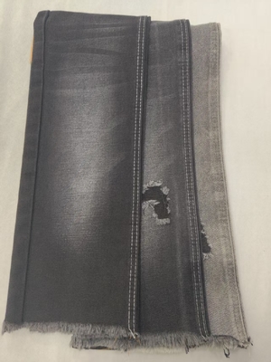 Beli 13oz Tanpa elastis Katun Poliester Rayon HITAM/HITAM Kain Denim 180cm 8x6 JSD3218A online manufacture