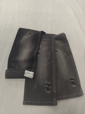 Beli 64.2% Katun Tanpa Peregangan Katun Poliester HITAM/HITAM 178-180cm Kain Denim 10*10 JSD3226A online manufacture