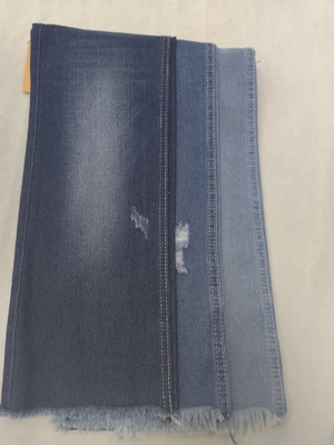Beli Gaya Kepar Kanan Tanpa Peregangan Katun Poliester Rayon BIRU TUA INDIGO Kain Denim 178-180cm  10*10 JSD3226R online manufacture
