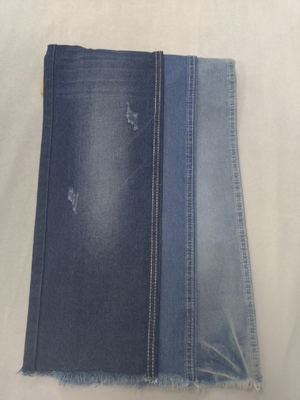 Beli Kain Denim 9.7oz Right Twill Gaya Tanpa Peregangan Cotton Polyester Viscose DARK INDIGO 178-180cm  Style No. 12x12 JSD3227 online manufacture