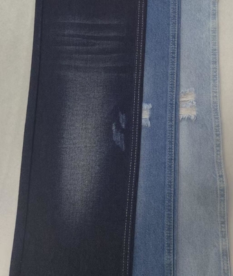 Beli 85% Katun Tanpa elastis Katun Poliester INDIGO TUA Kain Denim 170cm  8x7 JSD3258 online manufacture