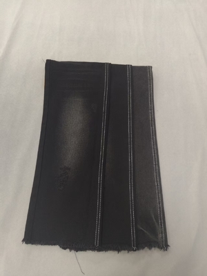 Beli Kain Denim 180cm 9.4oz Tidak Melar Katun Poliester HITAM/HITAM 12+12×12 JSD3239A online manufacture
