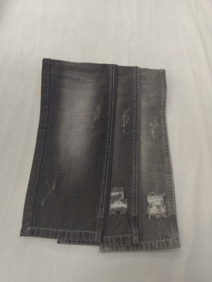 Beli 70% Katun 23% Rayon 7% Poliester Kain Denim 9.3oz Hitam Putih online manufacture