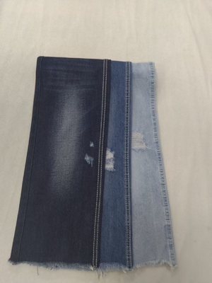 Beli 9.4oz Kain Denim Katun 90% Biru Tua Lebar 180cm Tenun Kepar online manufacture