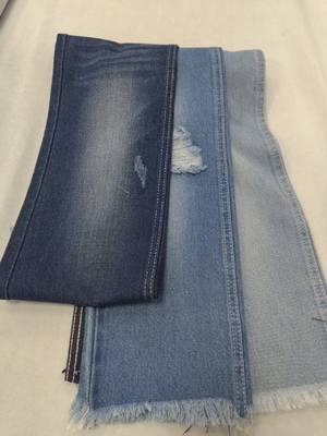 Beli 90% Katun 10% Poliester Kain Denim Berat 11oz Indigo Tua online manufacture