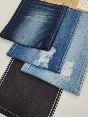 Beli 10.3OZ stretch free 90% katun twill gaya tenunan kain denim JSD3214 untuk denim jeans berkualitas tinggi online manufacture