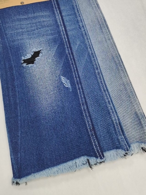 Beli Kain denim tenun gaya TWILL INDIGO/HITAM 12.2oz dengan lebar penuh 180cm JSD3076B-B untuk celana jeans pacar wanita online manufacture