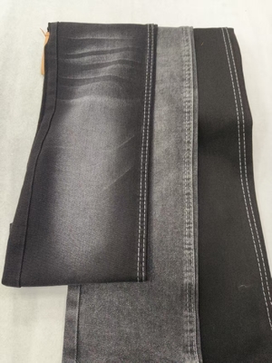 Beli 11.8oz Peregangan yang sangat baik Hitam / Putih 7 * 10 / 105 Kain denim JSD3252C untuk kualitas tinggi online manufacture