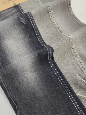 Beli Kain Denim TWILL gaya multi-arah stretch 55% katun 8.3oz JSD3031B untuk jeans wanita atau celana pria online manufacture