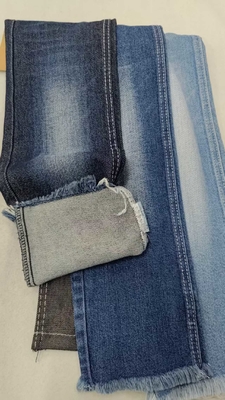 Beli 98% Katun 2% Spandex 9.7oz Kain Denim INDIGO GELAP 7+7x8/30 Elastis JSD3209 untuk jeans fashion online manufacture