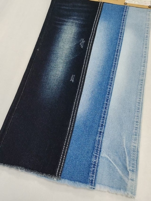 Beli Kain Denim Gaya Twill Stretch Poliester Katun Abu-Abu Biru 10S 9.3oz Untuk Celana Jeans Gadis online manufacture