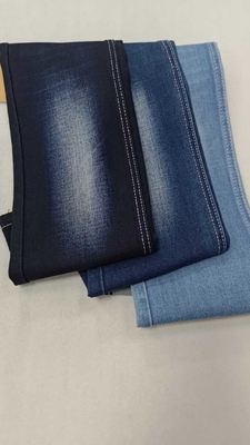 Beli 14oz BIRU TUA dengan lebar penuh 153-155cm Kain Denim Light Stretch JSD3437-1 untuk celana fashion online manufacture