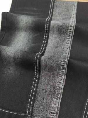 Beli Kain Denim High Stretch Siro Yarn Cross Slub 75% Katun 10oz Untuk Celana Jeans Wanita online manufacture