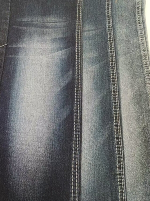 Beli 9oz Biru Abu-abu 75% Katun Benang Bambu Vertikal Kain Denim 10S Untuk Jeans online manufacture