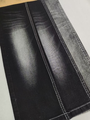 Beli Kain Denim Cross Slub Yarn Siro Spandex Tinggi 72% Katun  HITAM/HITAM Untuk  Jeans online manufacture