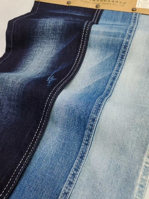 Beli 8.9oz 85%Cotton Dual-Core Siro Yarn Cross Slub 10S Denim Fabric 180cm full width JSD3283 For Jeans Or Jacket online manufacture