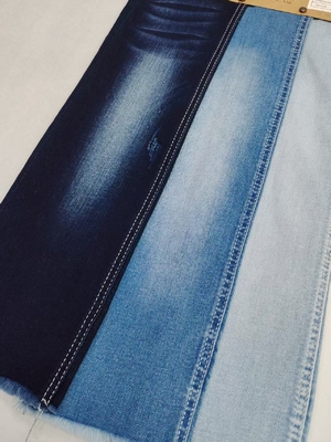Beli Dual-Core Siro Yarn Cross Slub  85%Cotton Stretch Denim Fabric With 12+12*21/40+70 Construction JSD3280 For Jeans Or Coat online manufacture