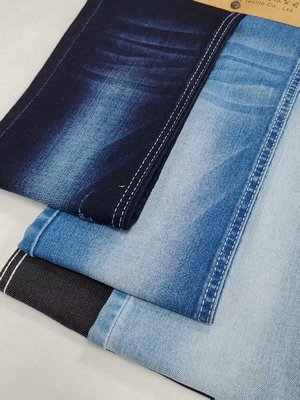 Beli 85%Bau 13%Polyester 2%Spandex Siro Yarn Cross Slub 10S DARK INDIGO Kain Denim JSD3298 Untuk Jeans Atau Jaket Pakaian online manufacture