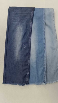 Beli 71% Lycell 5.8oz Dark indigo dengan lebar penuh 69/71 konstruksi 21+SB21*T400 twill Kain Denim JSD2037 untuk grosir online manufacture