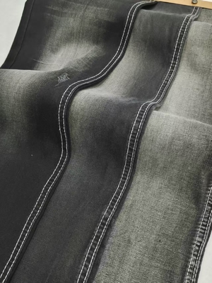 Beli 6.8oz Light Weight 61%Lyocell BLACK/BLACK Twill Style Stretch  Denim Fabric 69/71'' Full Width JSD2035A For Summer Jeans online manufacture