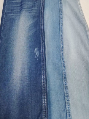 Beli Pakaian Musim Panas 4.8oz Berat Ringan 65%lyocell Kain Denim Elastis gaya twill JSD2019 online manufacture