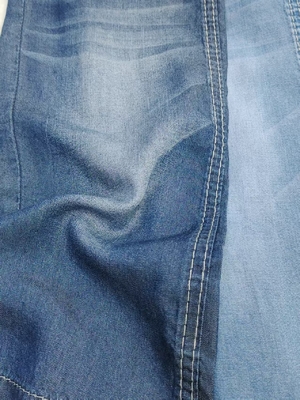 Beli 100%Tencel 4.5oz Light Weight Summer Jeans Or T-Shirt Denim Fabric Elastic Free 180cm Full Width  JSD2031 online manufacture