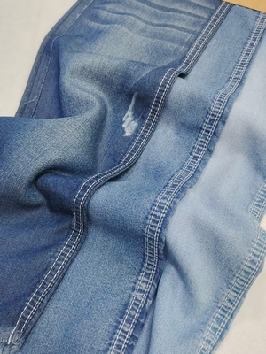 Beli 100%Tencel  Low Shrinkage Light Weight 5.2OZ Summer Jeans Denim Fabric Elastic Free 180cm Full Width  JSD2032 online manufacture