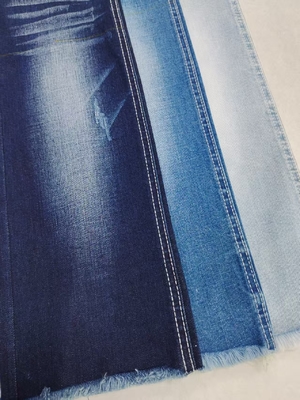 Beli Dark Indigo 70%Kotton Stretch Denim Fabric 10oz 170-172cm Untuk Jeans Wanita online manufacture