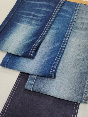 Beli 3/1 Right Twill Style Dark Indigo Stretch Denim Fabric 10 For Lady Jeans Shrink Resistant online manufacture