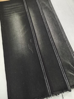 Beli Kain Denim 8S High Stretch Dark Indigo Twill Kanan 3/1 Hitam Sutra 11.5oz Untuk Jeans online manufacture